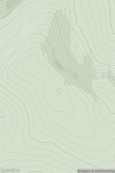 Thumbnail image for Carn Mor [Pitlochry to Braemar & Blairgowrie] [NO103871] showing contour plot for surrounding peak